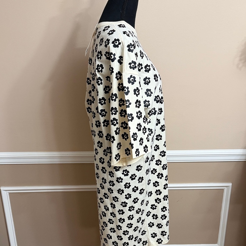 Tory Burch Flower Stencil T-Shirt Dress - Picture 4 of 8